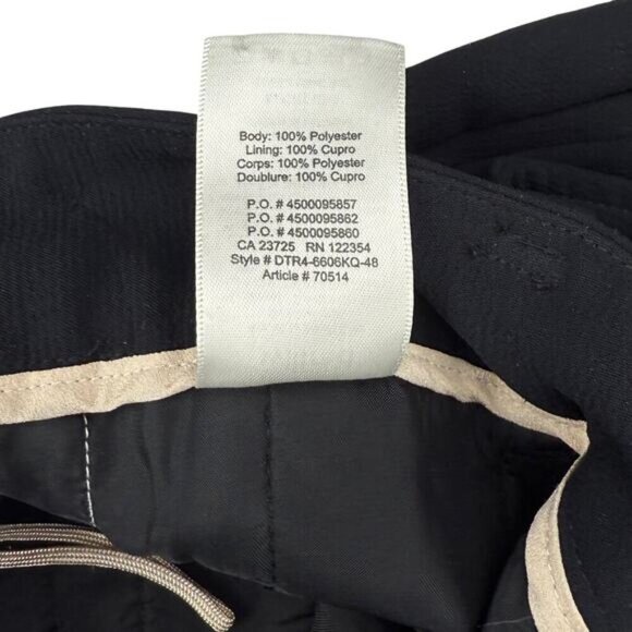 WILFRED Aritzia Jallade Pant Sz 2 Black White Side Stripes - Picture 5 of 6